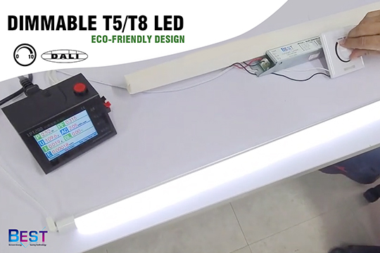 環境友善設計—可調光T5/T8 LED燈管