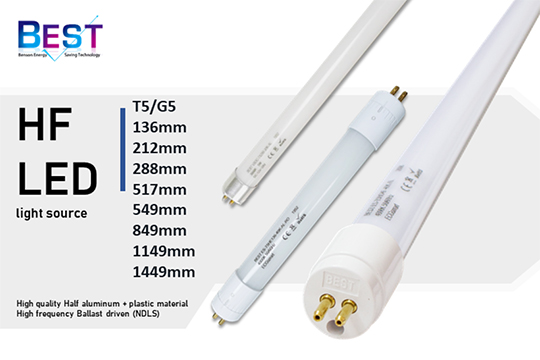 Easily convert T5 fluorescent to LED lights - T5 fluorescent luminaire retrofit T5 LED tubes series-Led manufacturer|Office lighting|Led tube replacement|Plc led|2G11 led|Benson Energy Saving Technology.