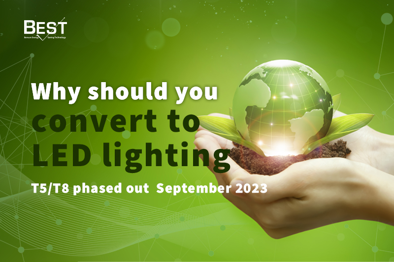 Reasons WHY should you convert to LED lighting? T5/T8 phased out September 2023.