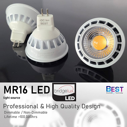 MR16 LED Light Bulb, Non-Dimmable