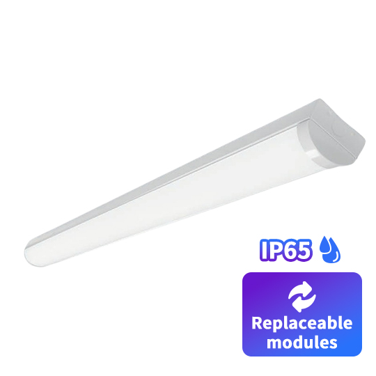 IP65 2FT 16W LED Batten CombiMod linear Light AC 100-277V
