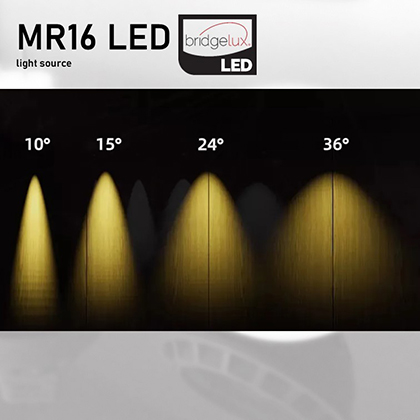 MR16 LED 5W, 36VDC power supplyMR16 LED light Source - bridgelux LED