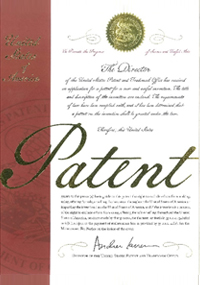 US Patent Certification